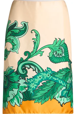 Etro Silk Midi Skirt - - IT 38 - Moda Operandi