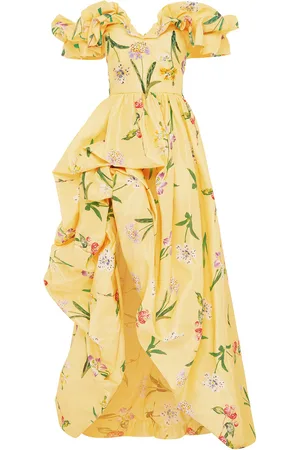 LEO LIN Maxime Voluminous Gown - Wild Flower In Sorbet - - AU 12 - Moda Operandi