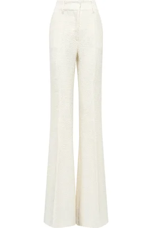 GABRIELA HEARST Rhein Silk Bouclé Wide-Leg Pants - - IT 42 - Moda Operandi