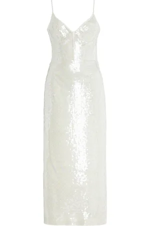 DAVID KOMA Exclusive Sequined Midi Dress - - UK 14 - Moda Operandi
