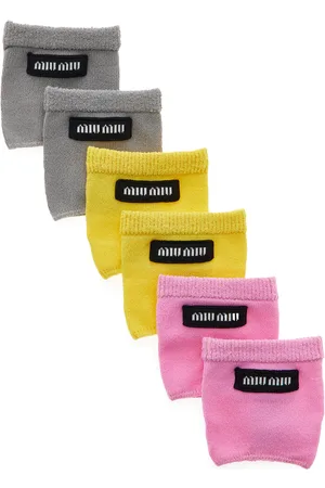 Miu Miu 3-Pack Socks - - OS - Moda Operandi