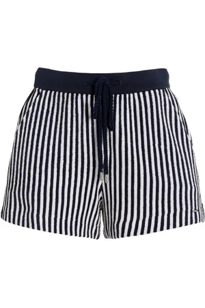 Simkhai Danita Striped Terry Shorts - - S - Moda Operandi