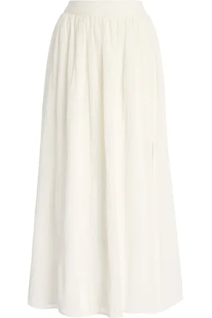 Anna Quan Oriana Cotton Midi Skirt - - AU 4 - Moda Operandi