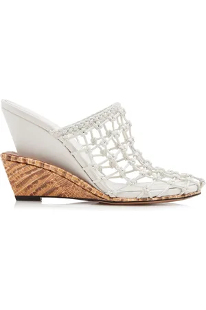 Jacquemus Doubles Netted Wedge Sandals - - IT 36 - Moda Operandi