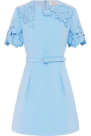 LEO LIN Aurélie Appliquéd Mini Dress - - AU 6 - Moda Operandi