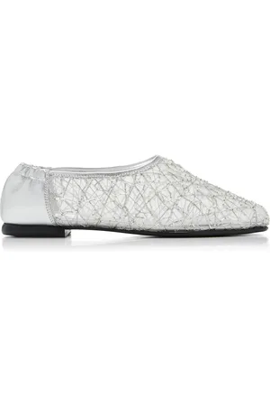 Simkhai Eden Embroidered Metallic Ballet Flats - - IT 36 - Moda Operandi