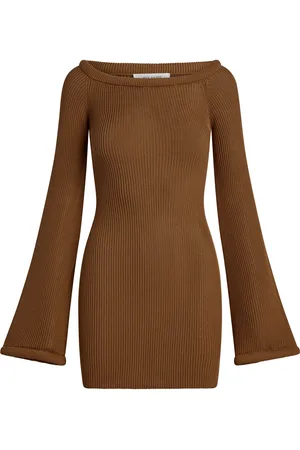 AYA MUSE Eos Knit Silk-Cotton Mini Dress - - XS - Moda Operandi