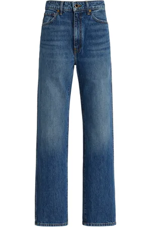Khaite Abigail Cropped Rigid High-Rise Straight-Leg Jeans - - 24 - Moda Operandi