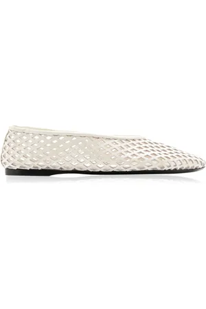 Proenza Schouler Tee Perforated Leather Ballet Flats - - IT 36 - Moda Operandi