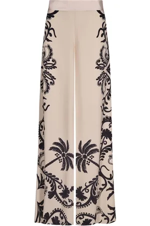 JOHANNA ORTIZ Musical Silk Wide-Leg Pants - - US 0 - Moda Operandi