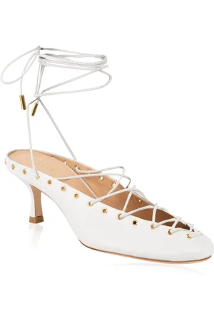 Chloé Ghilies Lace-Up Leather Mules - - IT 36 - Moda Operandi