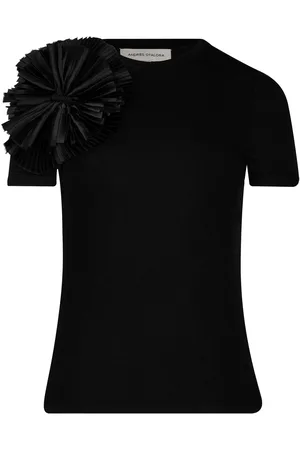 Andres Otalora Decisiones Embellished Cotton Jersey T-Shirt - - XS - Moda Operandi