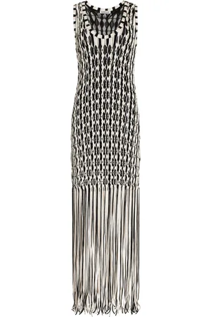 Simkhai Sonia Fringed Knit Maxi Dress - - XS - Moda Operandi