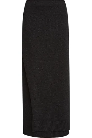 Balenciaga Wool Midi Wrap Skirt - - XS - Moda Operandi