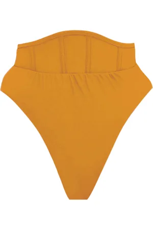 Andrea Iyamah Gura Corset-Paneled Bikini Bottom - - XS - Moda Operandi