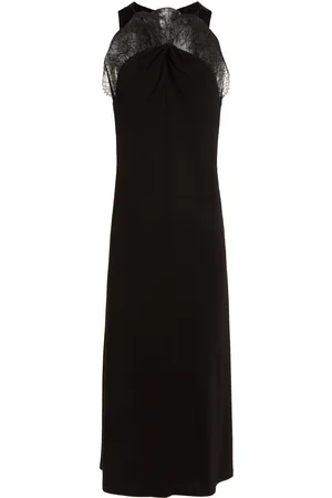 Givenchy Lace-Detailed Crepe Midi Dress - - FR 36 - Moda Operandi