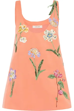 LEO LIN Helaine Embroidered Set - Wild Flower In - - AU 12 - Moda Operandi