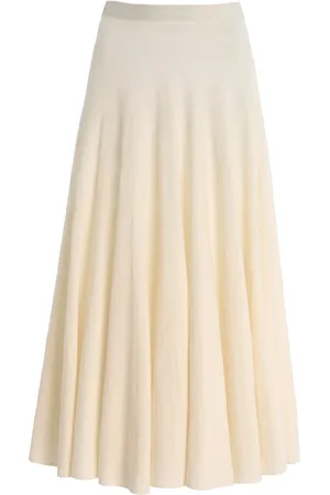 The Row Jaliah Cotton-Blend Knit Midi Skirt - - S - Moda Operandi
