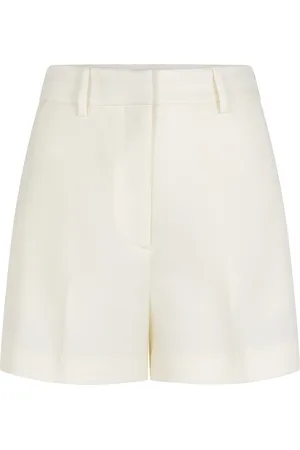 Heirlome Pilar High-Rise Wool-Silk Shorts - - US 8 - Moda Operandi