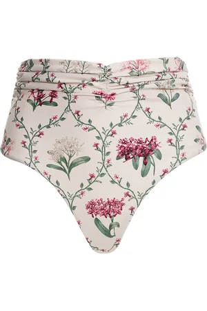 Agua by Agua Bendita Vaiven Floral High-Waisted Bikini Bottom - - XS - Moda Operandi