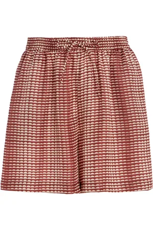 ASCENO The Boston Printed Silk Shorts - - XS - Moda Operandi