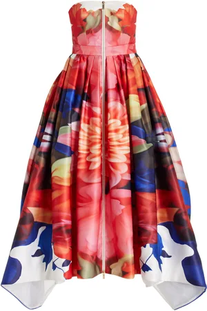 LEO LIN Norine Bustier Midi Dress - - AU 8 - Moda Operandi
