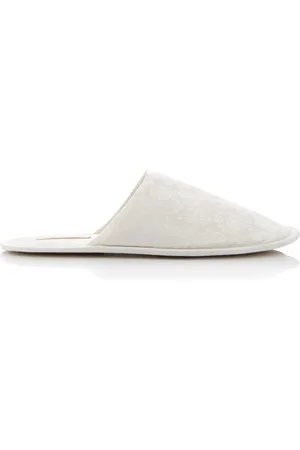 The Row Frances Silk Jacquard Slippers - - IT 36 - Moda Operandi