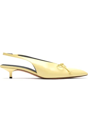 Jacquemus Cubisto Leather Slingback Pumps - - FR 36 - Moda Operandi
