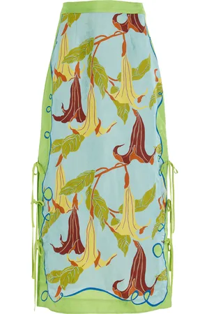 ALÉMAIS Rafaela Tie-Detailed Skirt - - AU 4 - Moda Operandi