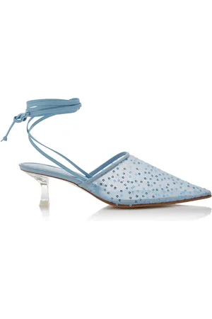 Reike Nen Exclusive Bit Convertible Sequined-Mesh Mules - - IT 36 - Moda Operandi