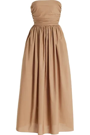 MATTEAU Strapless Cotton Maxi Dress - - 2 - Moda Operandi