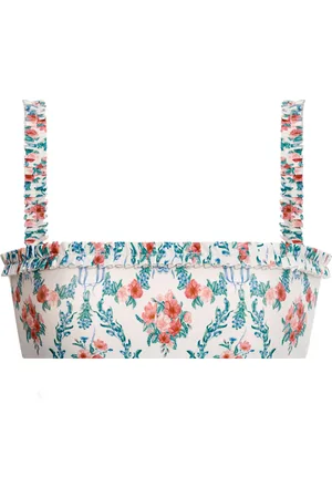 Agua by Agua Bendita Olmo Printed Bikini Top - - XS - Moda Operandi