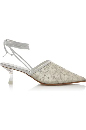 Reike Nen Exclusive Riviera Bit Convertible Floral-Mesh Mules - - IT 36 - Moda Operandi