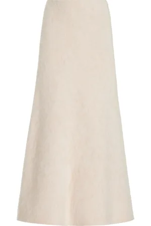By Malene Birger Christina Knit Wool-Blend Maxi Skirt - - XS - Moda Operandi