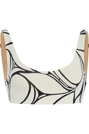 Cala De La Cruz Sara Bikini Top - Black/white - XS - Moda Operandi