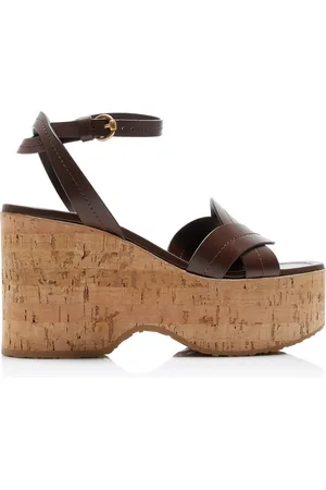Gianvito Rossi Leather Platform Sandals - - IT 36 - Moda Operandi