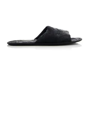 The Row Frances Silk Jacquard Slippers - - IT 37 - Moda Operandi