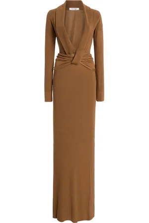 AYA MUSE Aure Knit Silk-Blend Maxi Dress - - S - Moda Operandi