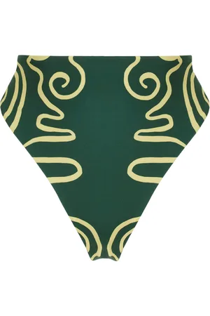 Cala De La Cruz Lulu High-Waisted Bikini Bottom - - XS - Moda Operandi