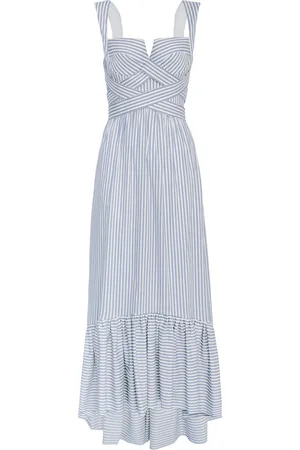 Andres Otalora Ananya Cotton Poplin Midi Dress - - US 4 - Moda Operandi