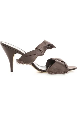 The Row Vika Knotted Satin Sandals - - IT 36 - Moda Operandi
