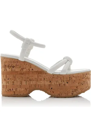 Gianvito Rossi Padded-Leather Platform Sandals - - IT 37 - Moda Operandi