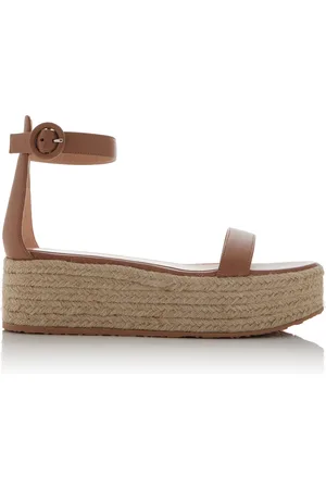Gianvito Rossi Leather Platform Sandals - - IT 36 - Moda Operandi