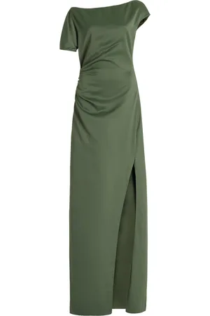 DEL CORE Asymmetric Satin Maxi Dress - - IT 38 - Moda Operandi