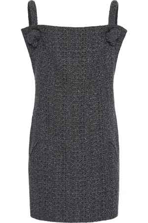 DEL CORE Open-Back Bouclé Mini Dress - - IT 40 - Moda Operandi