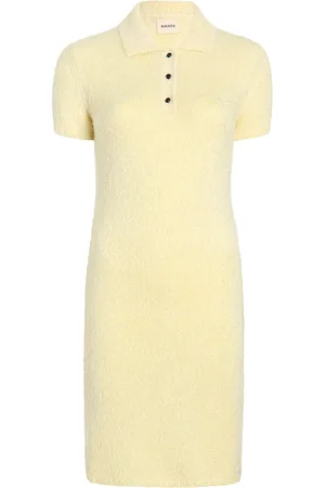 Khaite Graciela Knit Silk-Cashmere Polo Mini Dress - - XS - Moda Operandi