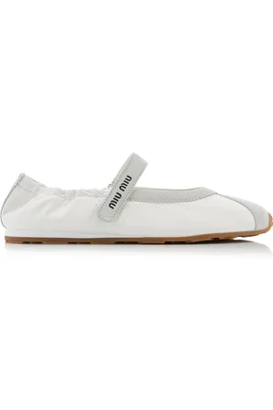 Miu Miu Suede-Trimmed Nylon Sneakers - - IT 38 - Moda Operandi