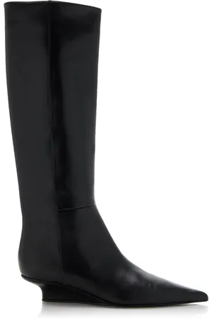 Totême Illusion Leather Knee Boots - - IT 36 - Moda Operandi