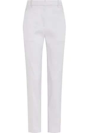 Sergio Hudson Cropped Cotton Pants - - US 6 - Moda Operandi