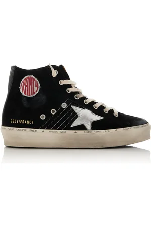 Golden Goose Hi Francy Suede Platform Sneakers - - IT 36 - Moda Operandi